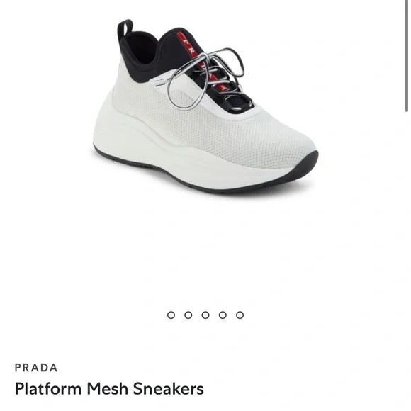 Prada platform sneakers - Picture 2 of 9